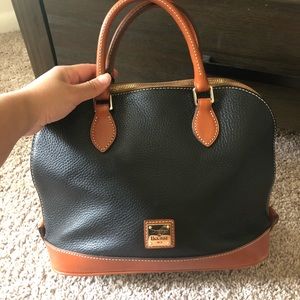 Dooney & Bourke Pebble Leather Zip Zip Satchel